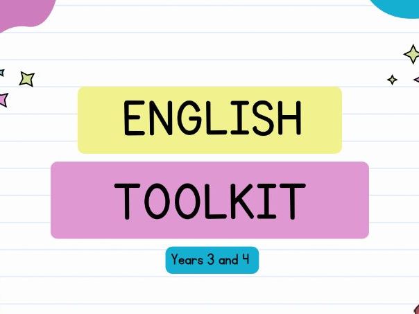 Year 3/4 English Toolkit