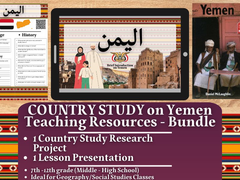 Country Study Teaching Resources - Yemen - Social Studies + Geography