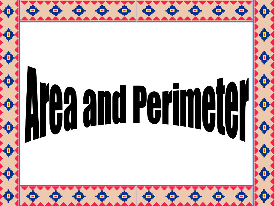 Maths - Area & Perimeter