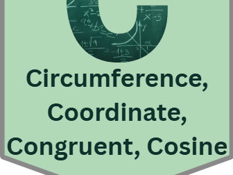 Maths A-Z Display Bunting