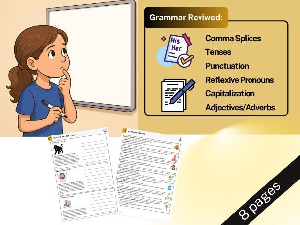 Grammar Baseline Activity - Year 9 / Grade 8