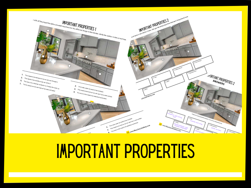 Properties Of Materials KS2 Worksheet
