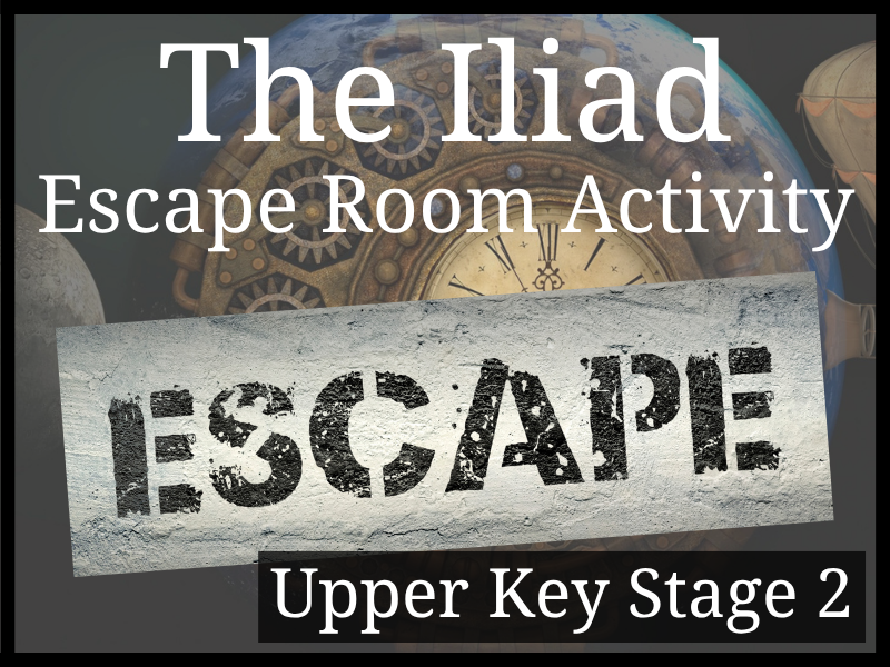 Homer's The Iliad Escape Room Activity
