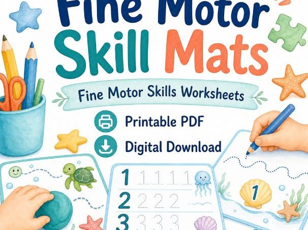 Fine Motor Skill Activity Worksheets