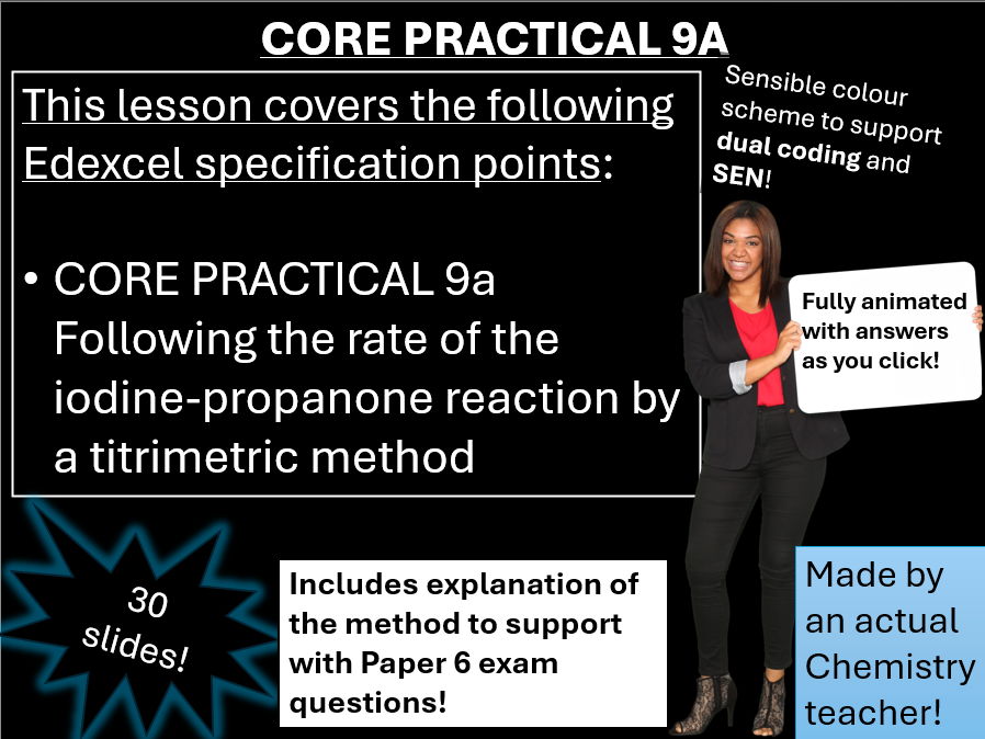 Core Practical 9A | Edexcel International A2 Chemistry (click for video preview)