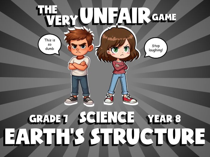 Earth's Structure VERY UNFAIR GAME | No-Prep Year 8 Science Review Activity