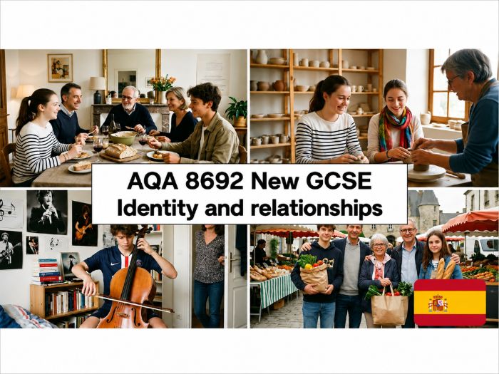 GCSE SPANISH: AQA 8692 New GCSE - Identity and relationships - AQA New SPEC