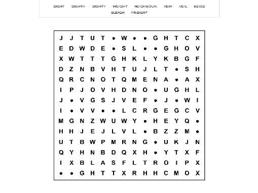 Year 3 missing vowel puzzle