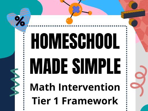 Tier 1 Math Intervention Framework | Grades 9th-12th