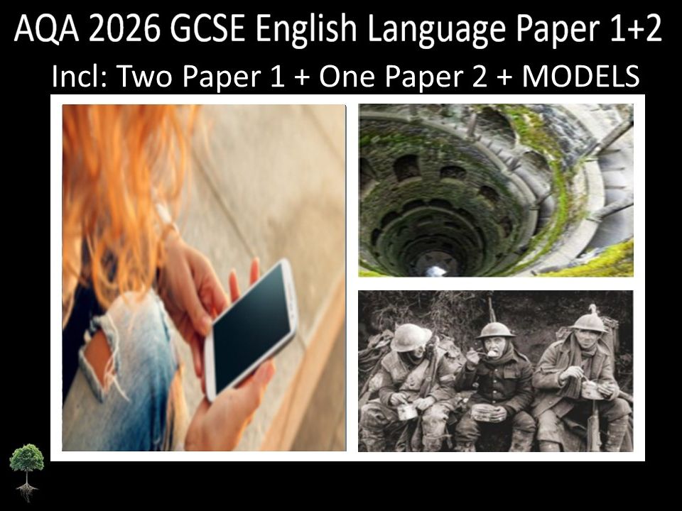 Three AQA 2026 GCSE English Language Paper 1 & 2 Mocks | Models