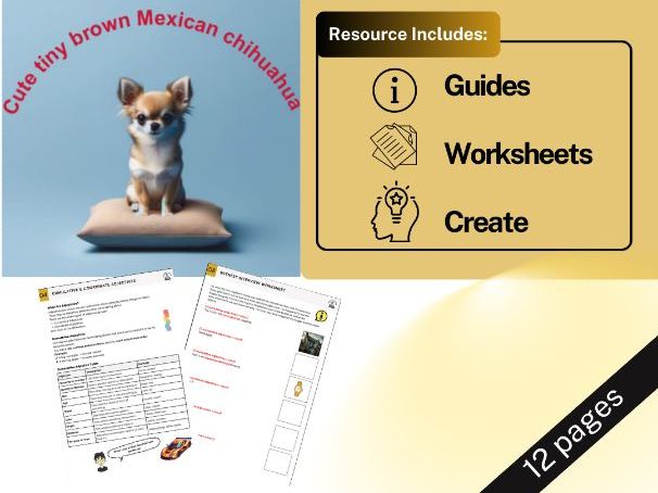 Cumulative and Coordinate Adjectives - Lesson Plan - Punctuation - Worksheets