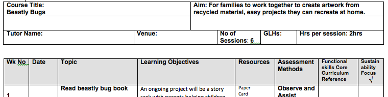 sow for craft - bug making