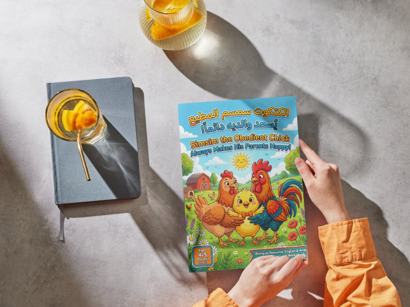 Bilingual Islamic Story & 4 Worksheets 2