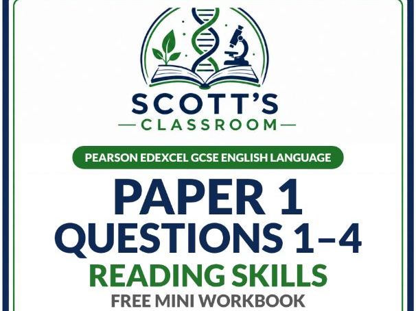FREE Edexcel English Paper 1 Reading Skills