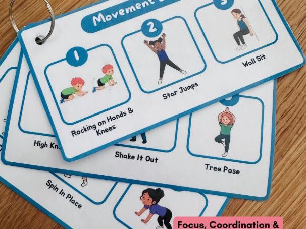 Brain Breaks-Movement Strips. Get Kids Moving!