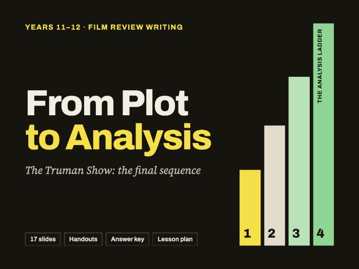 Film Review Writing: From Plot to Analysis (The Truman Show, Years 11–12)