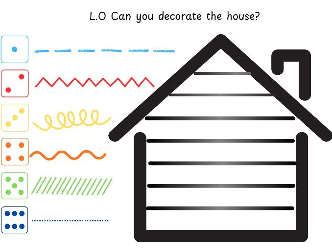 Pencil Control/Subitising Sheet