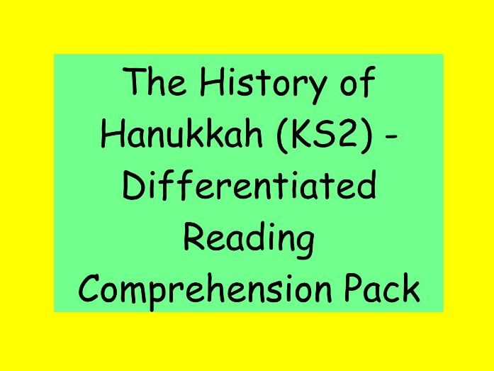 The History of Hanukkah – Differentiated Reading Comprehension Pack (KS2)