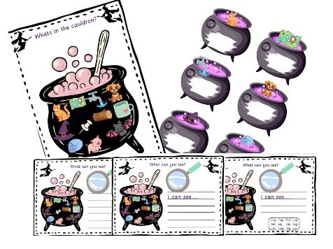 Witchy detectives- cvc word writing and early sentences