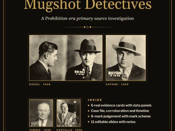 Primary Source Analysis | 1920s–30s Mugshots | Organised Crime Detectives