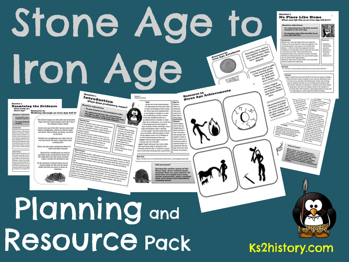 Stone age animals picture