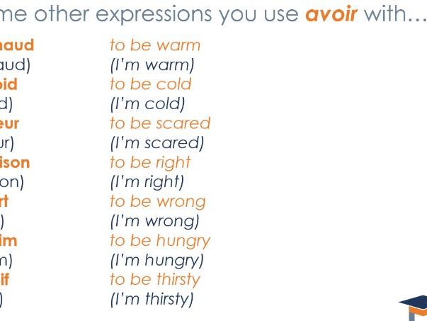 French - avoir & être introduction