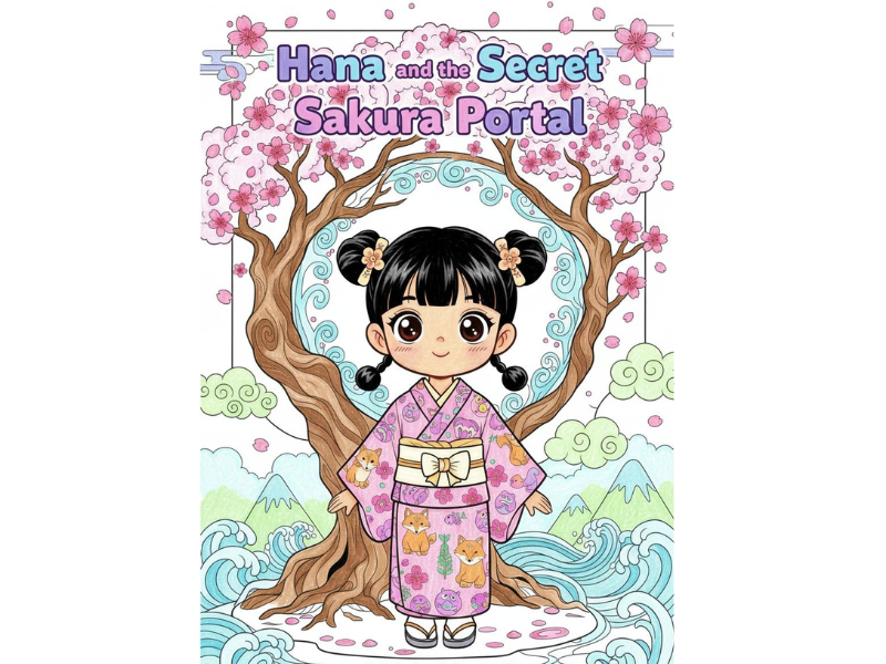 Hana's Sakura Comic-manga coloring