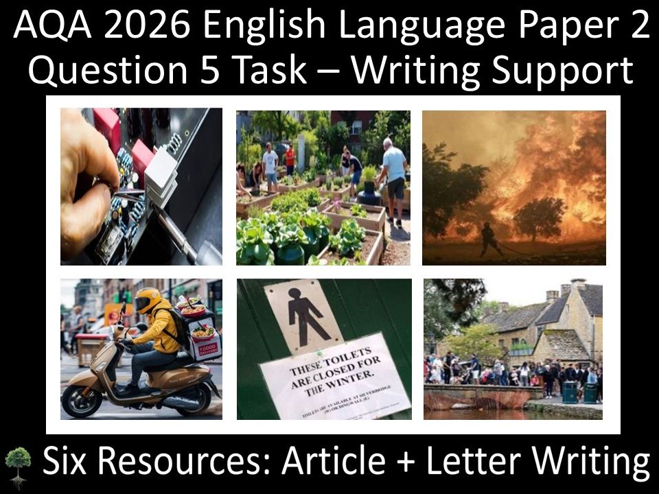 Six Question 5: AQA 2026 English Language Paper 2 | Article + Letter Writing