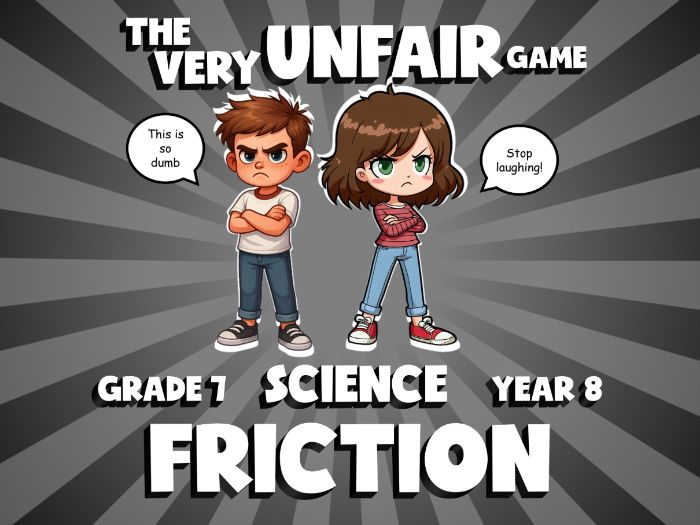 Friction VERY UNFAIR GAME | No-Prep Year 8 Science Review Activity