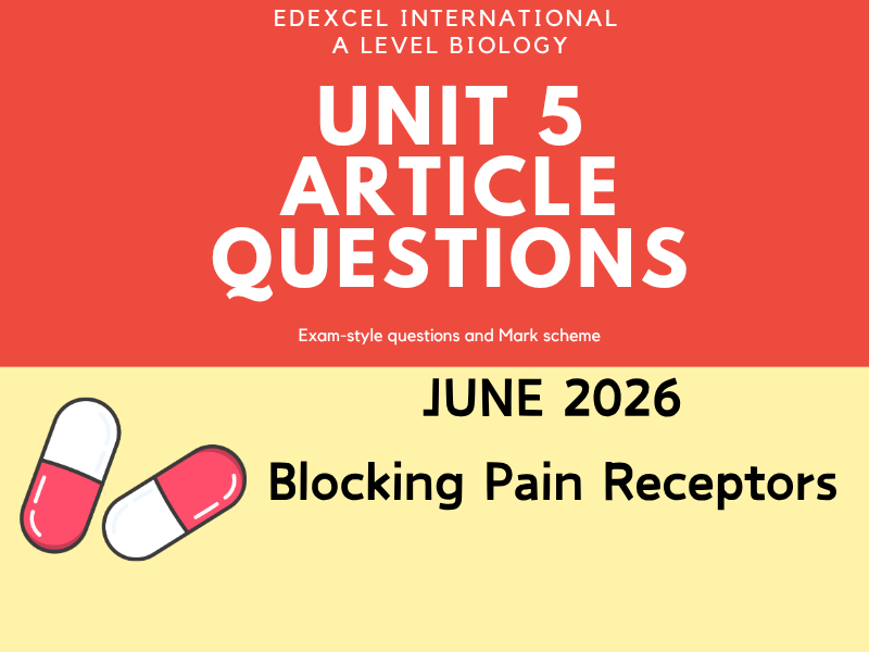 IAL Edexcel Biology Unit 5 Scientiifc Article June 2026 - Predicted Questions and Answers
