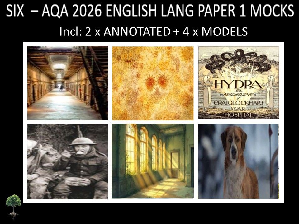 SIX - AQA PAPER 1 | 2026 FULL MOCKS | ANNOTATED | MODELS