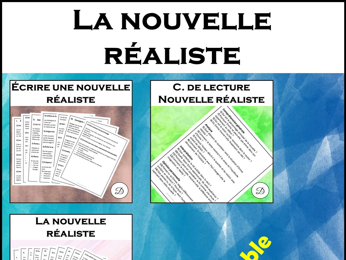 La nouvelle réaliste - Ensemble
