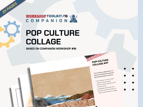 Pop Culture Collage Toolkit | KS3 KS4 GCSE | Customizable Worksheets | Middle & High School