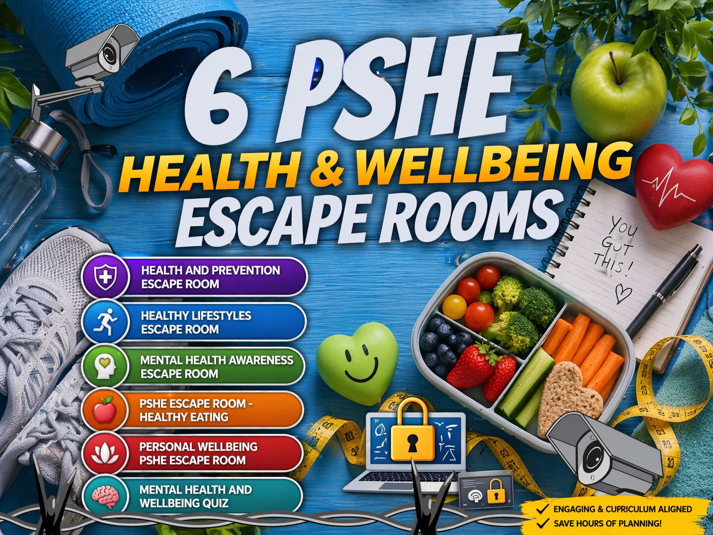 Wellbeing and Health Escape rooms