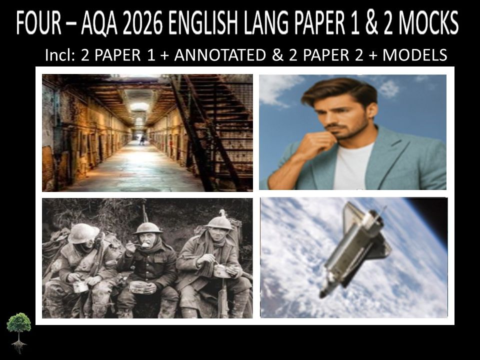 FOUR - AQA PAPER 1 & 2 | 2026 FULL MOCKS | ANNOTATED | MODELS