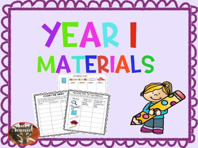 Year 1 Materials Unit by hollyjack1 Teaching Resources