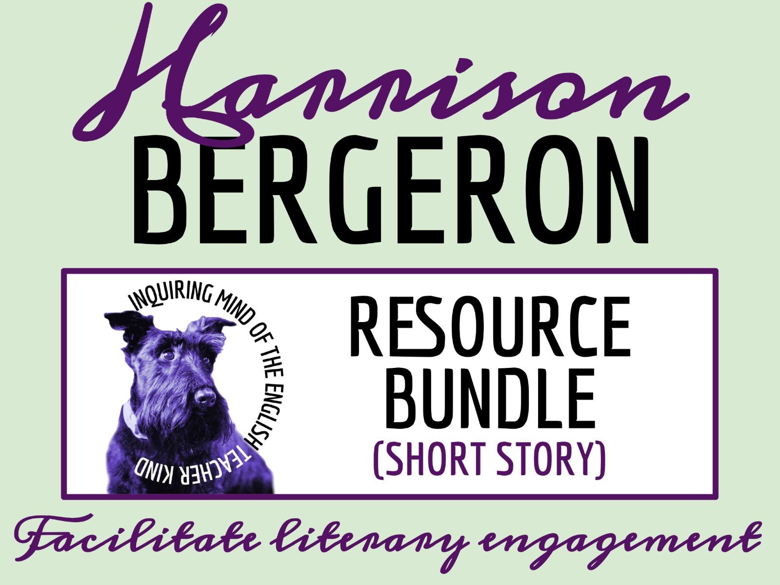"Harrison Bergeron" by Kurt Vonnegut Quiz, Literature Analysis Worksheet, and Vocabulary Activities
