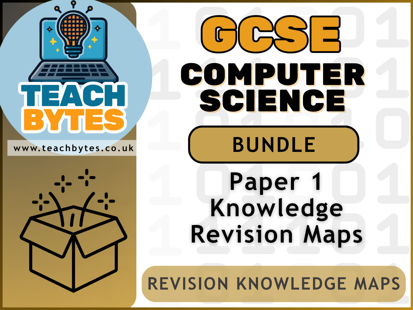 GCSE Computer Science Paper 1 Knowledge Revision Maps (OCR J277) Bundle
