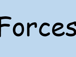 Forces Revision Lesson