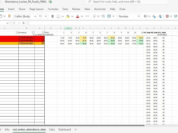 Attendance Tracking Bundle – Editable Spreadsheet, Booklet & Microsoft ...