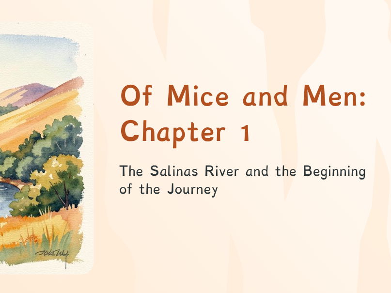 Of Mice and Men: Chapter 1