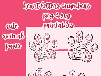 valentines day bulletin board alphabet letters-heart letters&numbers png & svg