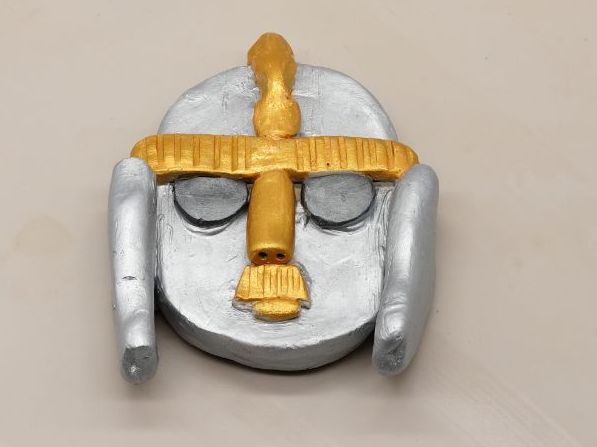 How to make a Sutton Hoo helmet out of clay