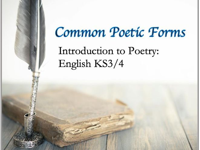 Common Poetic Forms