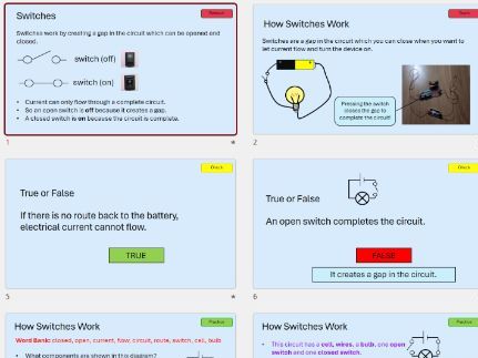 Switches SUPPLEMENTARY GCSE Physics