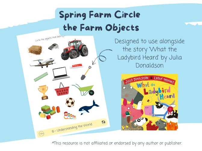 Spring Farm Circle the Farm Objects
