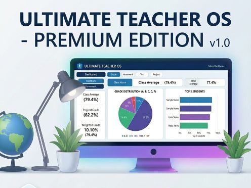 Ultimate Teacher Operating System (Premium Edition) - Grades, Attendance & Behaviour Tracker