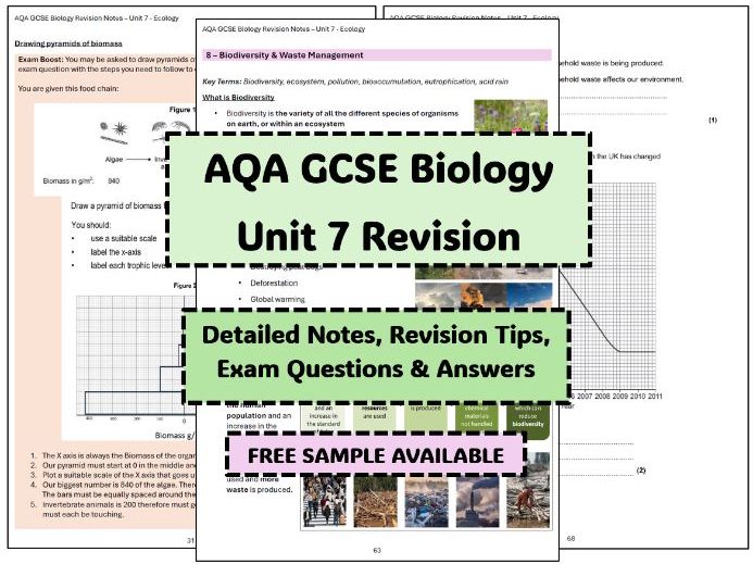 Complete AQA Unit 7 Revision Pack