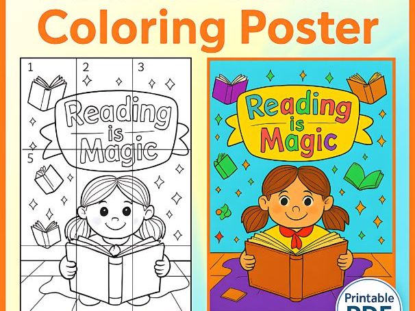 Reading is Magic – Collaborative Poster