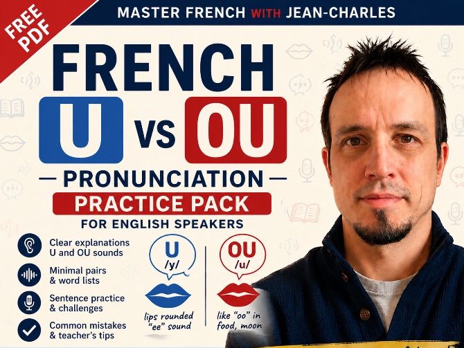 French U vs OU Pronunciation Practice Pack